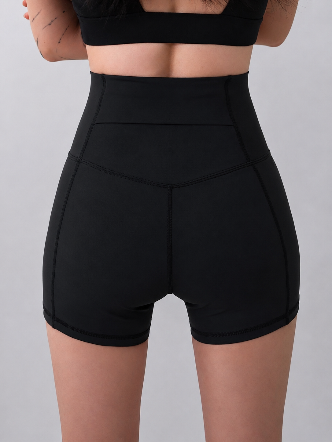 BLACK Yoga Shorts