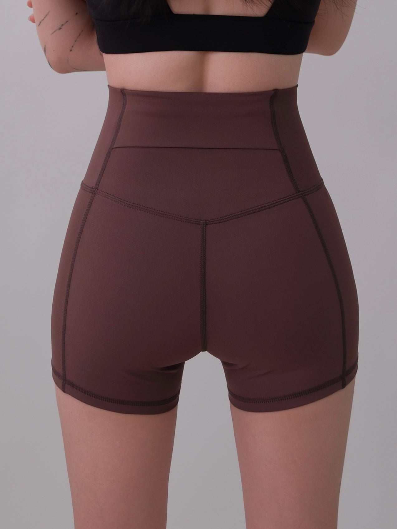 BROWN Yoga Shorts