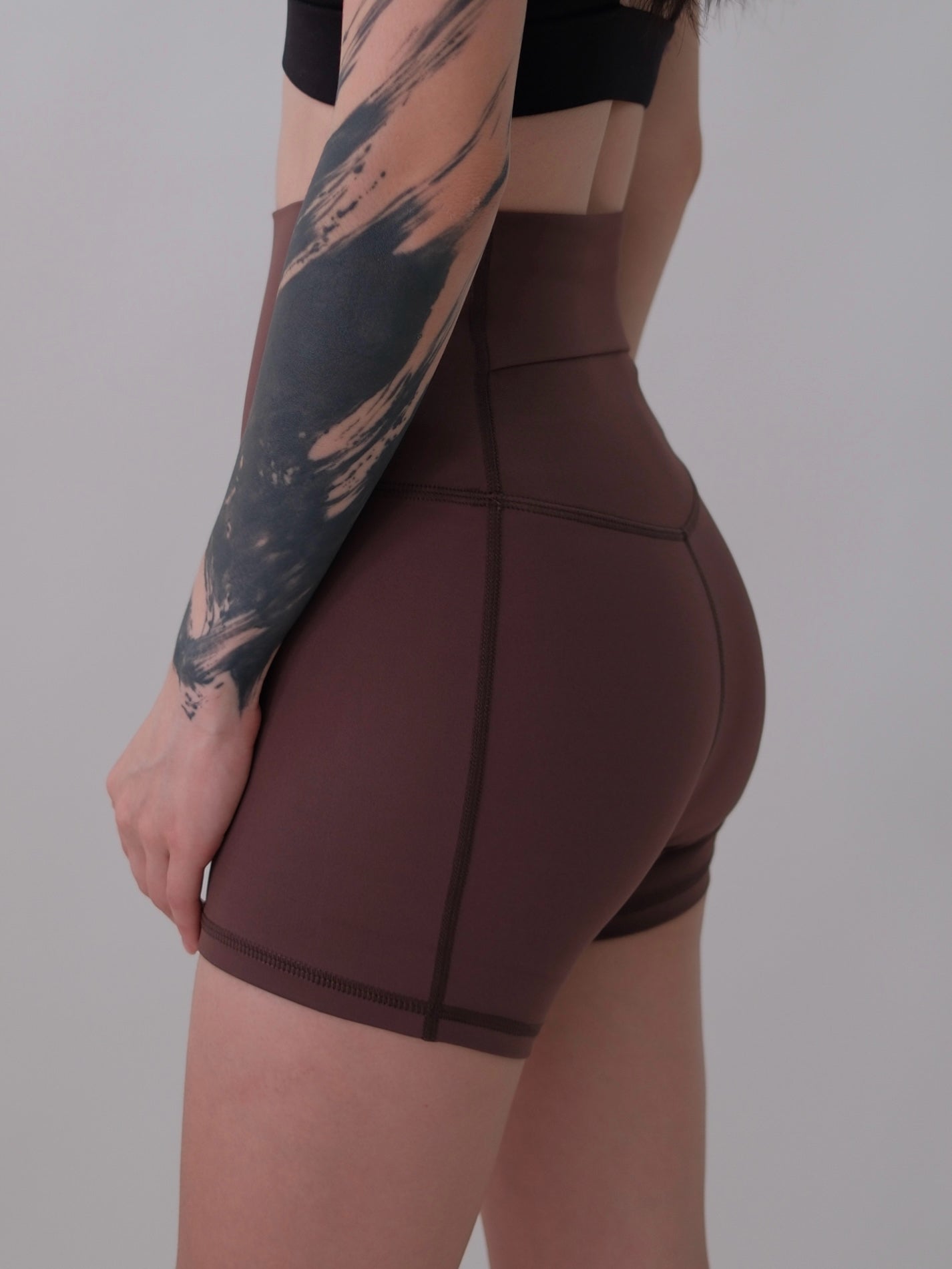 BROWN Yoga Shorts
