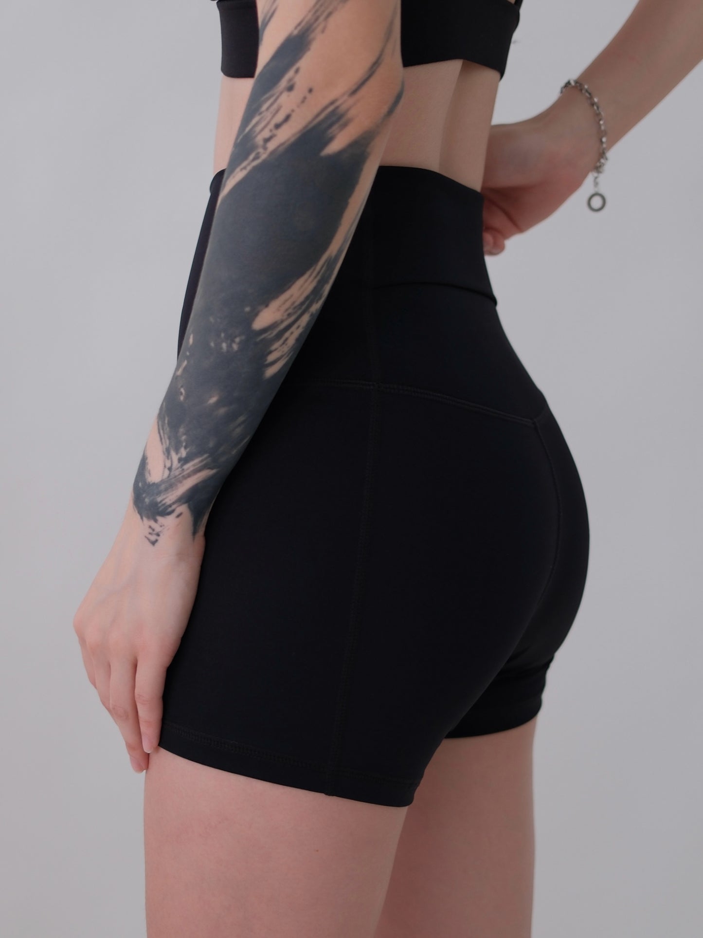 BLACK Yoga Shorts