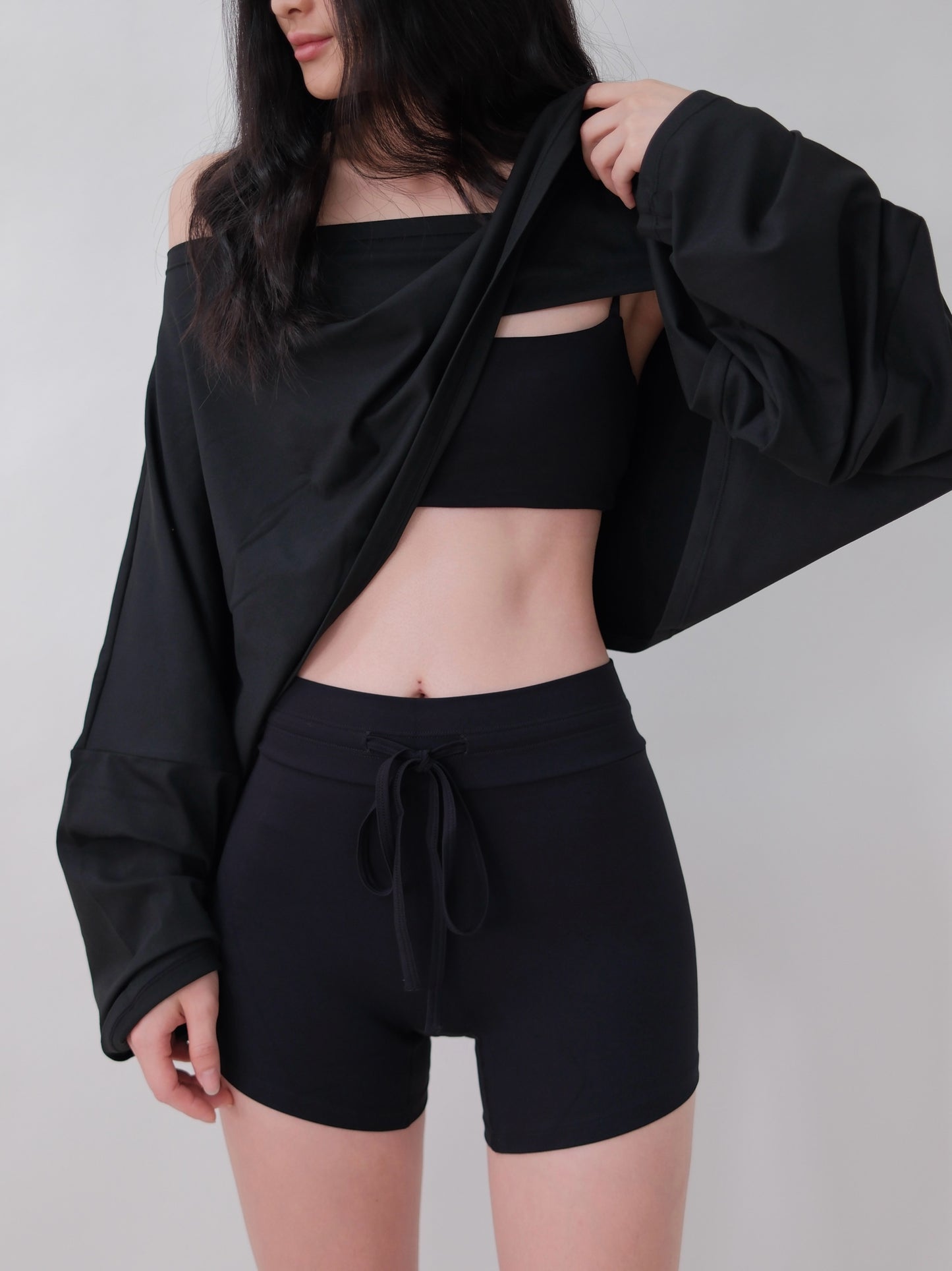 BLACK 3-Piece Lounge Set