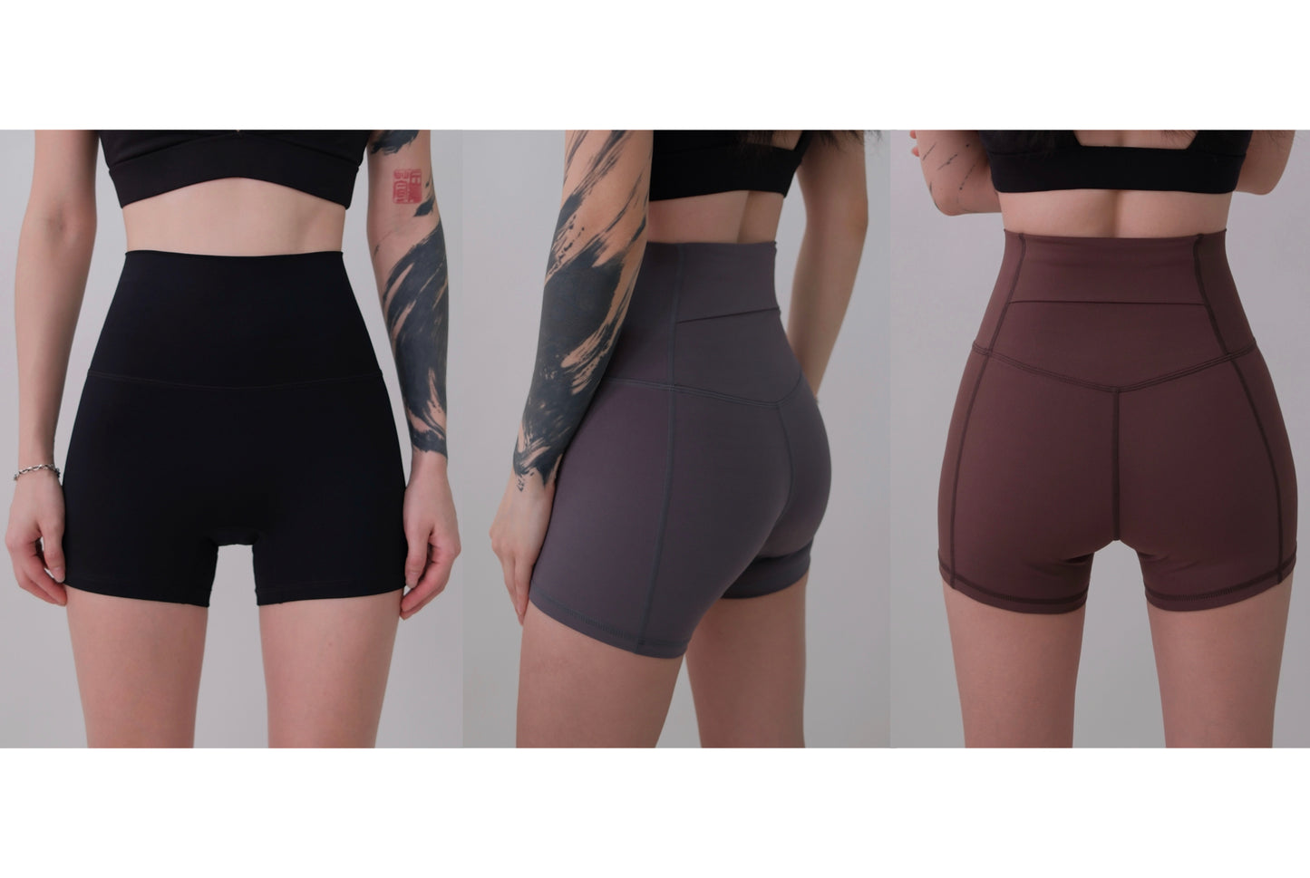 (SET of 3) Yoga Shorts